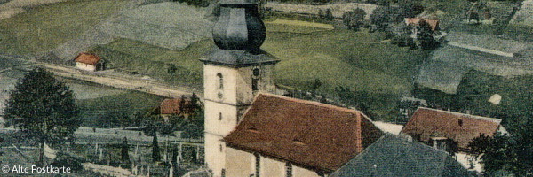 Alte Ansicht Kirche Warmensteinach